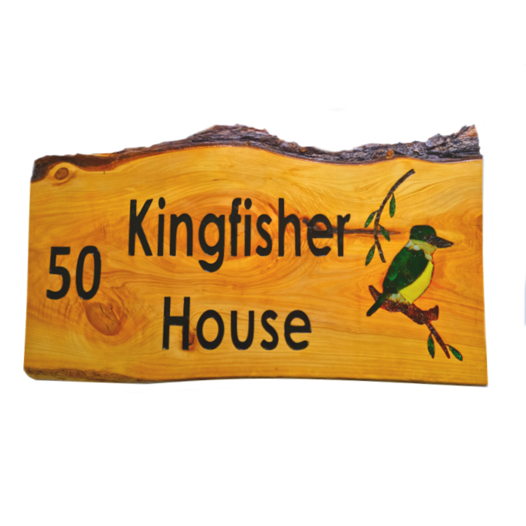 Macrocarpa 'Kingfisher House' Sign image 0